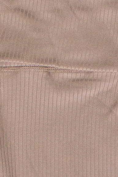 Ribbed Lightweight Fleece Lined Flare Leggings - Image 18